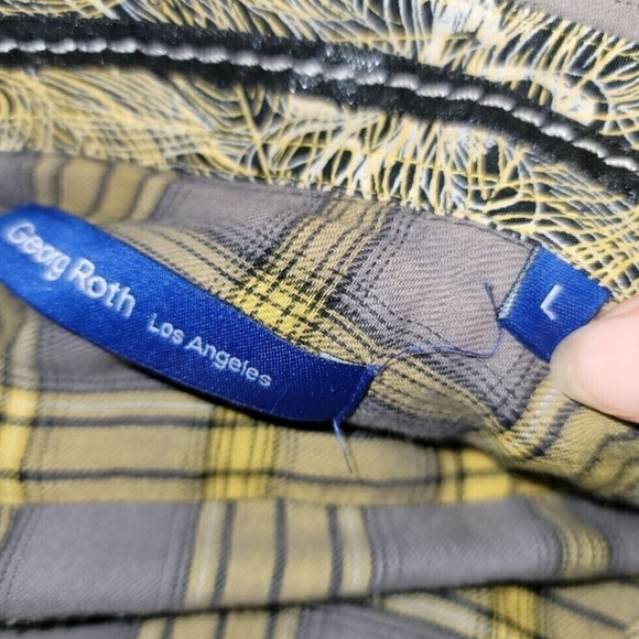 Georg Roth Plaid Button-Up Shirt - Picture 4 of 5